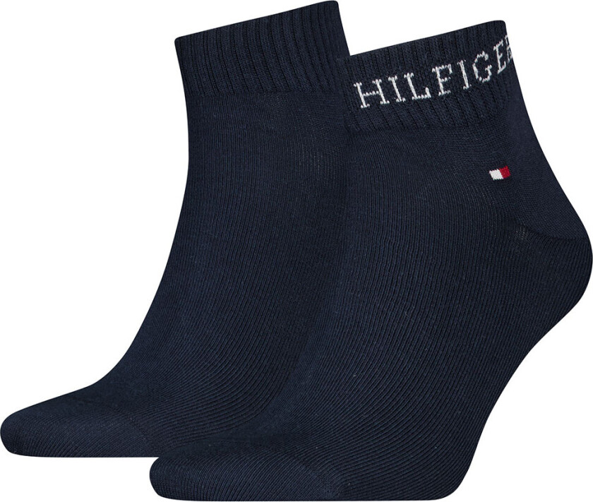 Sokker - 2-pack - Kvartal - Navy - - 39/42 - Sokker