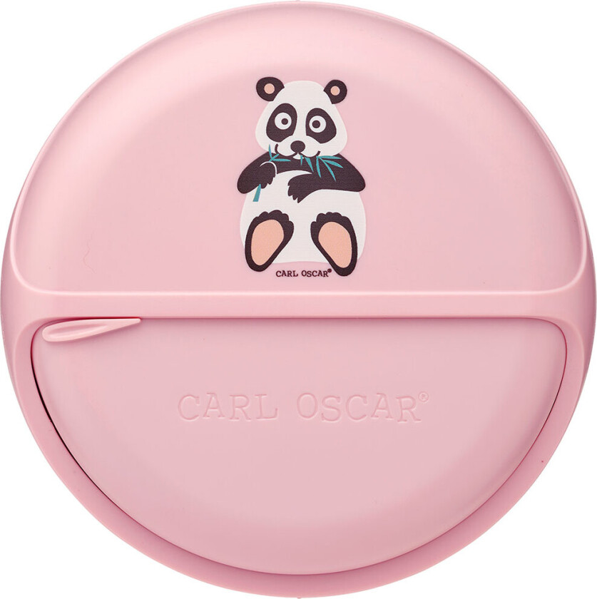 Snackboks - SnackDisc - 15 cm - Rosa m. Panda - - OneSize - Matboks