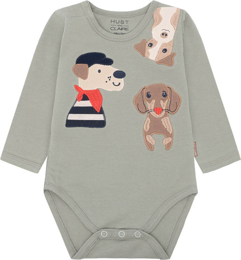 Body L/æ - Buster - Sjøgress - - 1½ år (86) - Langermet Body