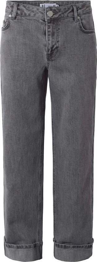 Jeans - Brettet bredt - Dark Grey Denim - - 10 år (140) - Jeans