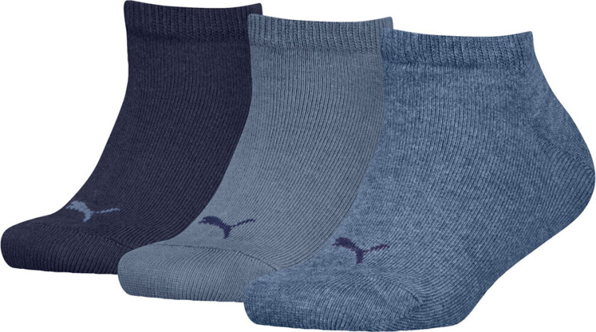 Ankelsokker - 3-pack - Kids Sneaker - Denim Blue - - 27/30 - Sokker