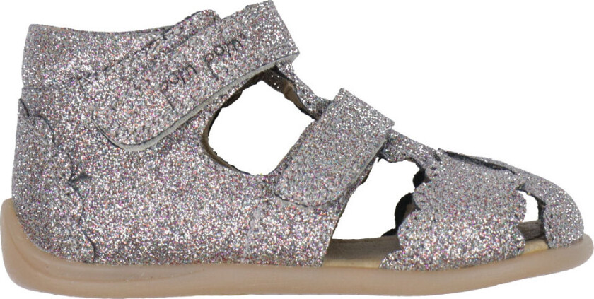 Sandaler - To Borrelås Scalloped - Multi Glitter - - 20 - Sandals