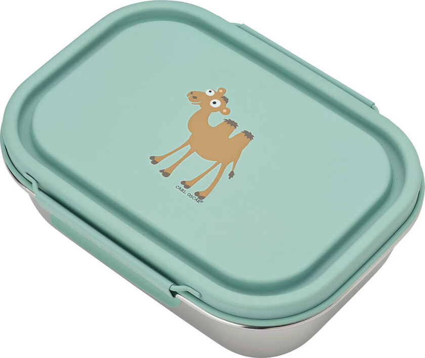 Bilde av Matboks - Stålaktig - 1 L - Grønn m. Kamel - - OneSize - Matboks