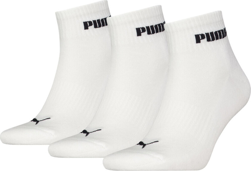 Ankelsokker - 3-pack - Kvartal - Hvit - - 39/42 - Sokker