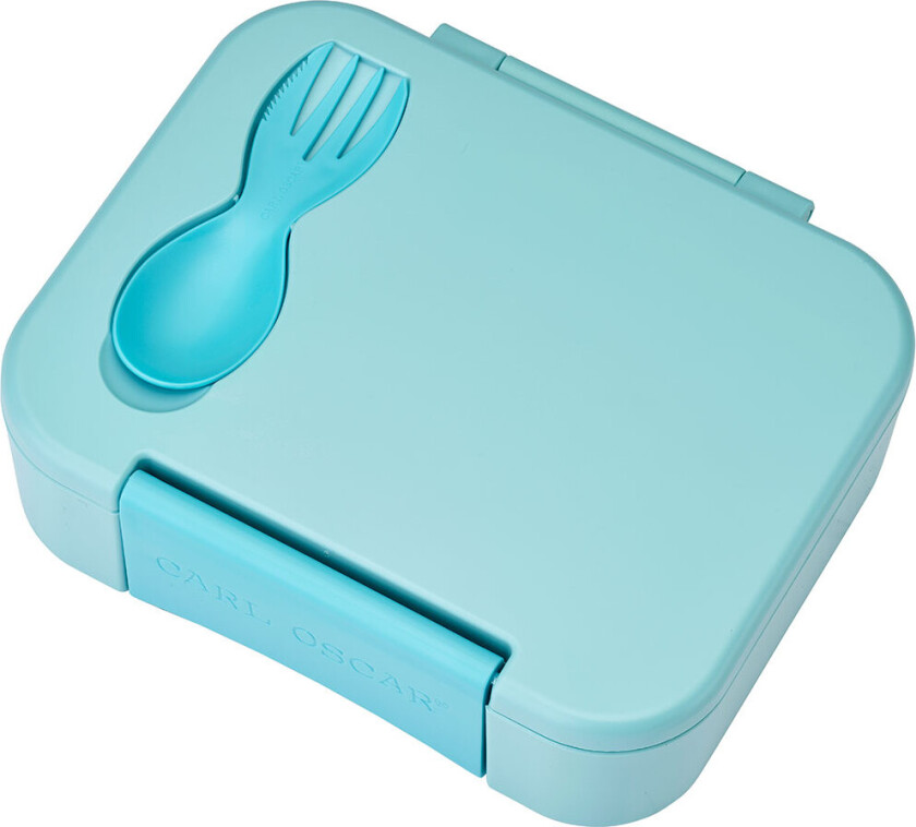 Matboks m. Gaffel/Skje - BentoBox - Blå - - OneSize - Matboks