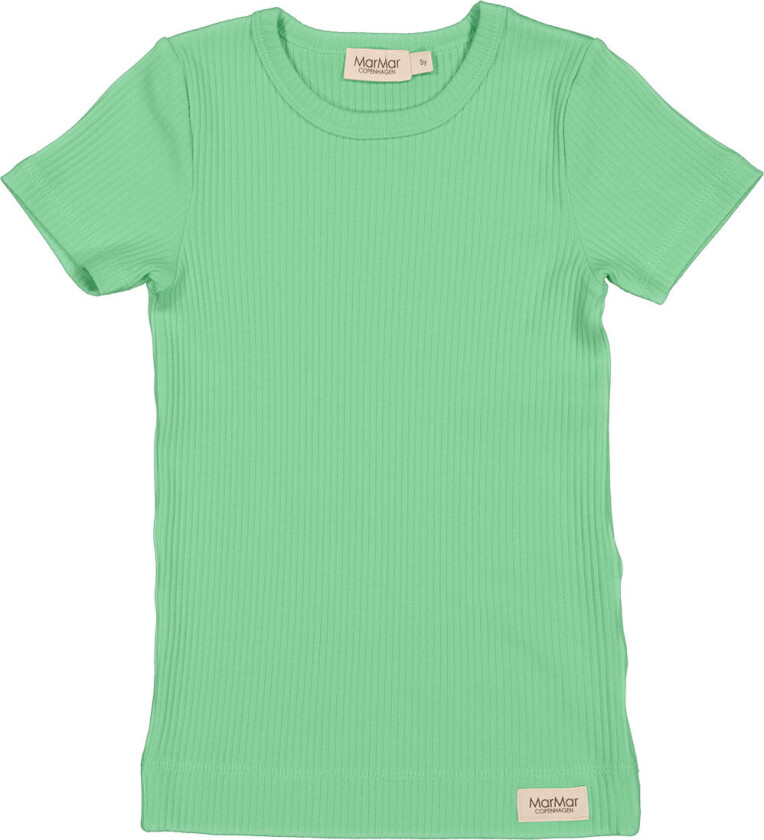 T-skjorte - Rib - Modal - Plain - Cale Green - - 1 år (80) - T-skjorte