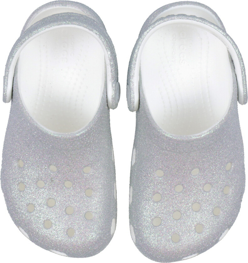 Sandaler - Classic+ Glitter T - White - - 19/20 - Sandals