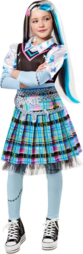 Kostymer - Monster High Frankie Stein Deluxe - - 7-8 år (122-128) - Kostymer