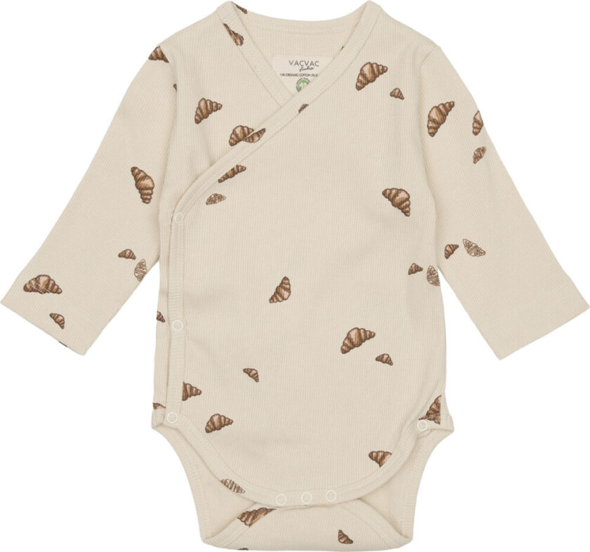 Omslagsbody L/æ - Rib - Toulon - Croissant Mini - - 68/74 - Langermet Body