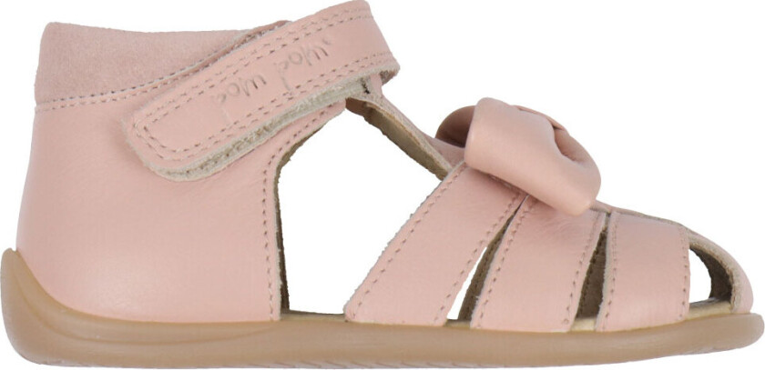 Sandaler - Bow Borrelås - Gammel Rose - - 23 - Sandals