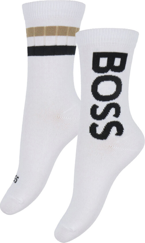 Sokker - 2-pack - Hvit m. Svart - - 27 - Sokker