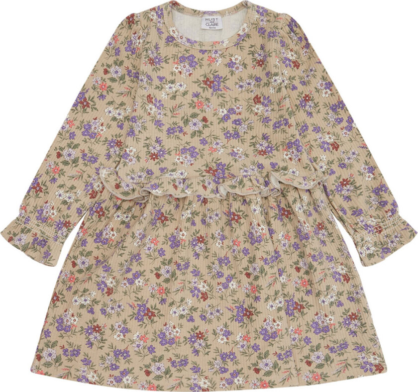 Kjole - Rib - Donna - Sement - - 3 år (98) - Kjole