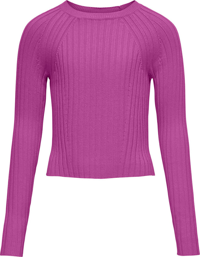 Genser - Rib - KogMeddi - Cattleya Orchid - - 11-12 år (146-152) - Genser