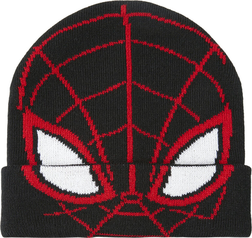 Lue - Strikk - NmmJacoby Spider - Svart - - 50-51 cm - Lue