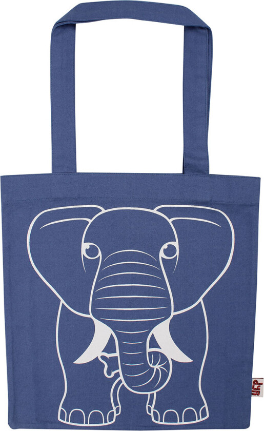 Cph Shopper - Dyrehoppe - Dusty Blue m. Elefant - - OneSize - Veske