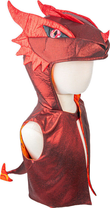 Kostymer - Drage Vest - - 5-6 år (110-116) - Kostymer