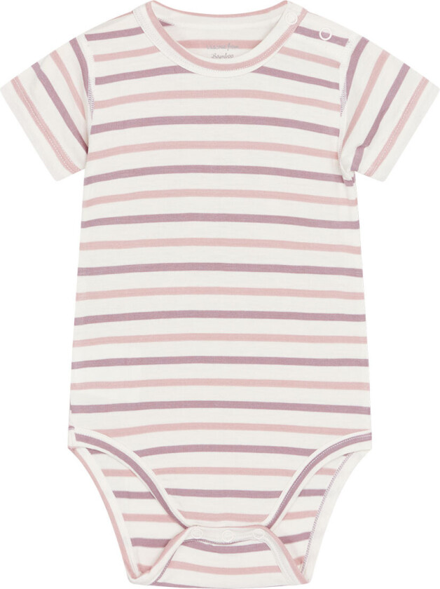 Body k/æ - Bambus - Buller - Heather - - 68 - Kortermet body