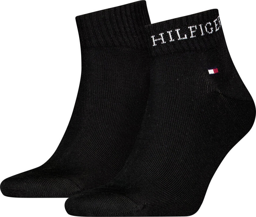 Sokker - 2-pack - Quarter - Svart - - 43/46 - Sokker