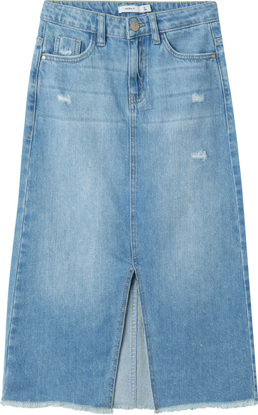Skjørt - Noos - NkfKat - Light Blue Denim - - 14 år (164) - Skjørt