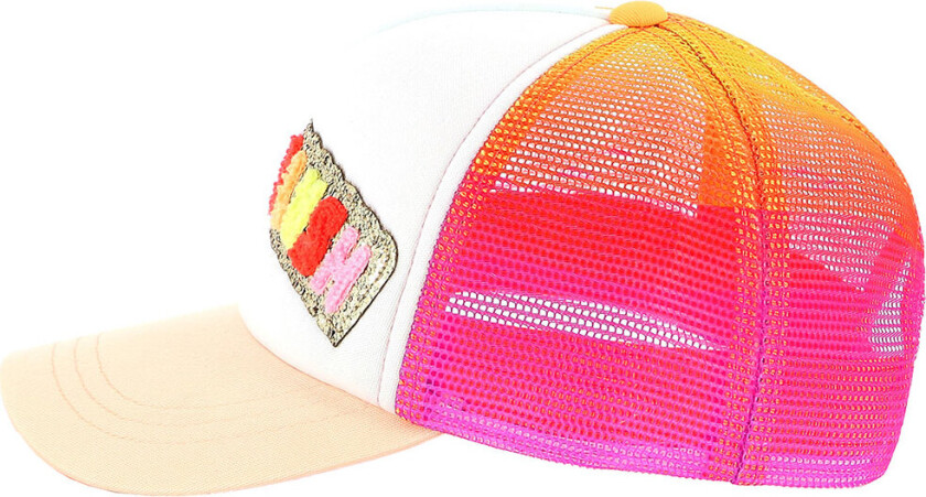 Caps - Hvit/Multi m. Gull Glitter - - 52 cm - Caps