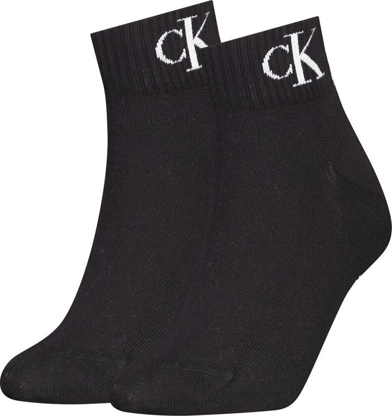 Sokker - 2-pack - Svart M/Logo - - 35/38 - Sokker