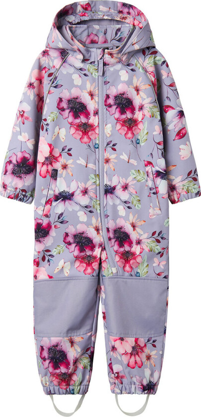 Softshell Dress m. Fleece - Noos - NmfAlfa08 - Heirloom - - 3 år (98) - Softshell