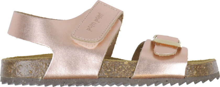 Sandaler - Borrelås - Metall Rose - - 31 - Sandals