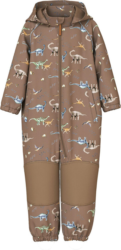 Softshell Dress m. Fleece - Noos - NmmAlfa08 - Mountain - - 2 år (92) - Softshell