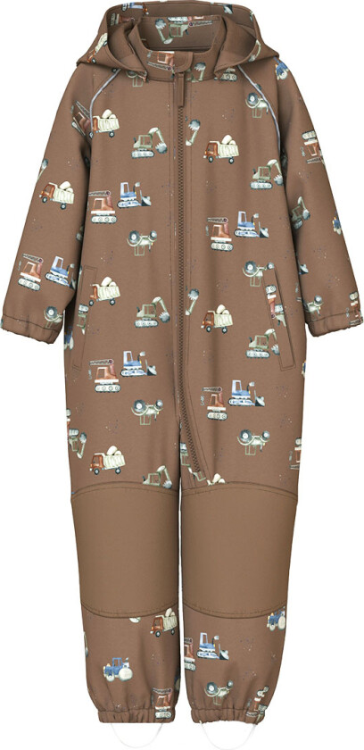 Softshell Dress m. Fleece - Noos - NmmAlfa08 - Mountain - - 1½ år (86) - Softshell