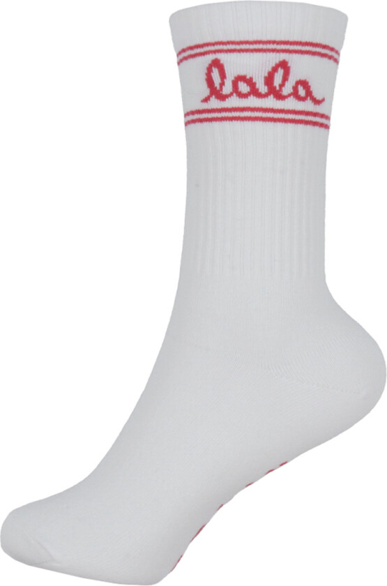 Samme - Hvit m. Rosa - - 37/41 - Sokker