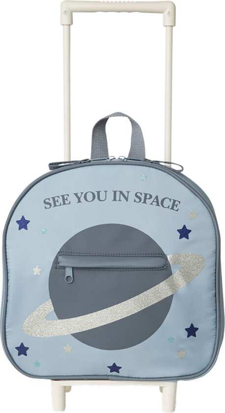 Bilde av That's Mine Koffert - Tris - Blå m. Glitter Space - Thats Mine - OneSize - Kofferter