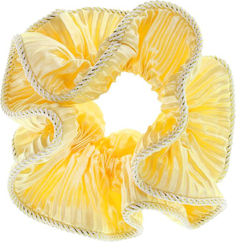 Scrunchie - Lily - Satin Pastel Gul - - OneSize - Hårpynt