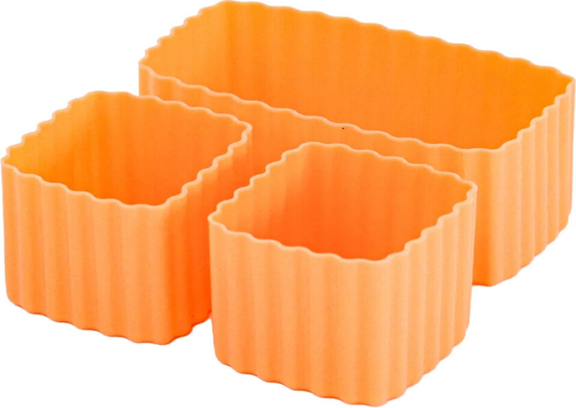 MontiiCo silikonformer - Bento-kopper Mixed - 3 stk. - Mandarin - Montiico - OneSize - Matboks