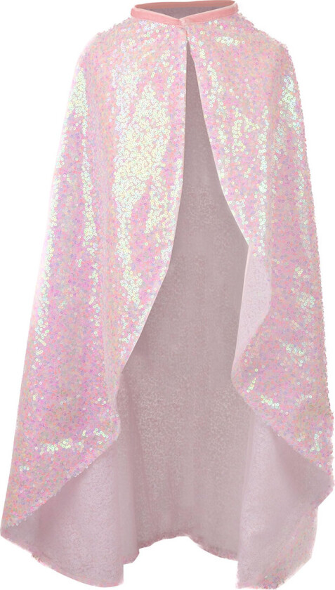 Kostymer - Rosa Paljetter Twirl Cape - - 4-6 år (104-116) - Kostymer