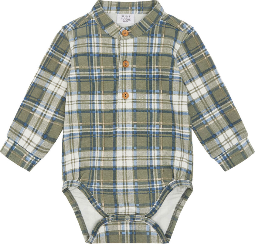 Skjorte L/æ - Bøye - Sjøgress - - 2 år (92) - Langermet Body