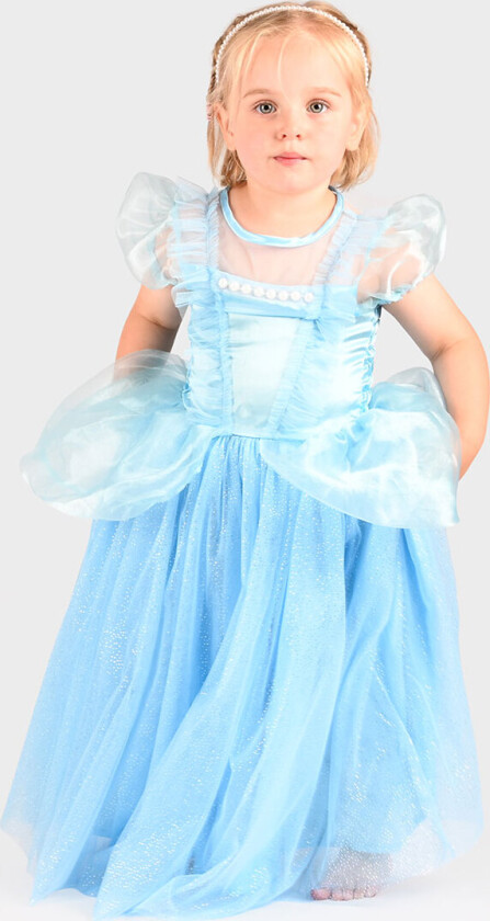 Kostymer - Dress Princess m. Tiara - - 4-6 år (104-116) - Kostymer