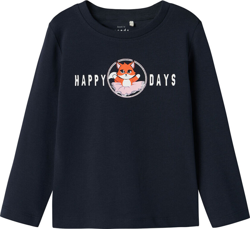 Genser - NmfVix - Dark Sapphire/Happy Dager - - 1 år (80) - Genser