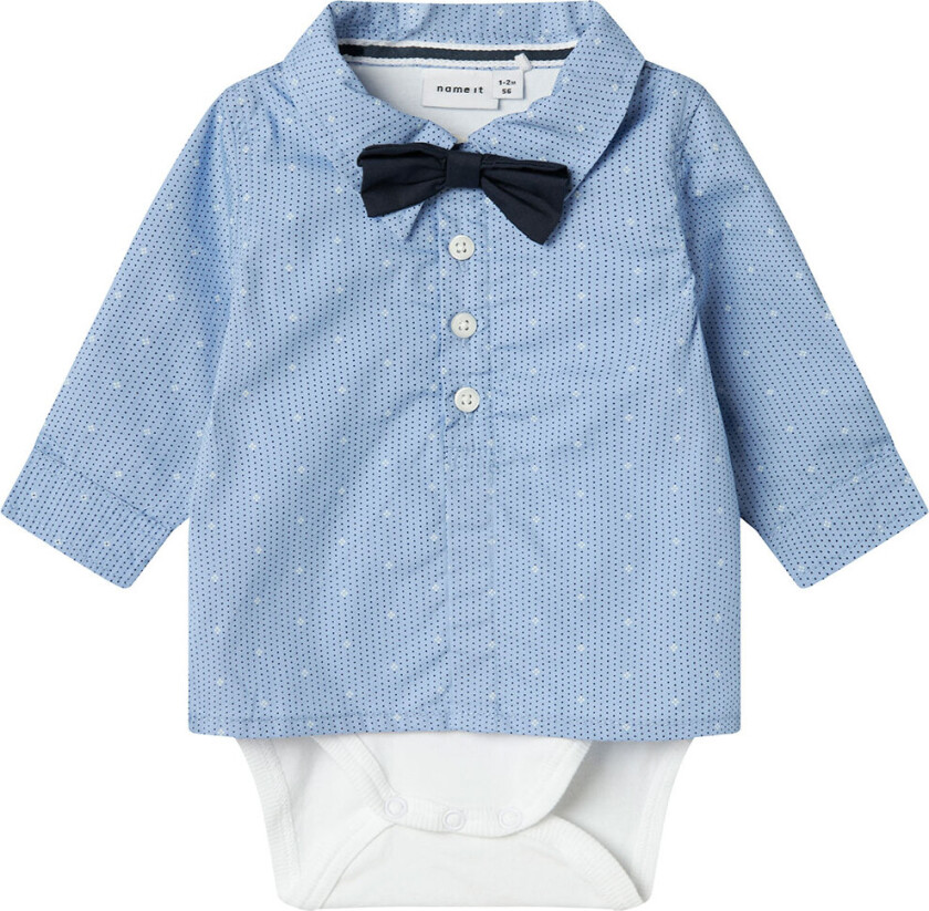 Skjorte I/e - NbmRiza - Serenity - - 50 - Langermet Body