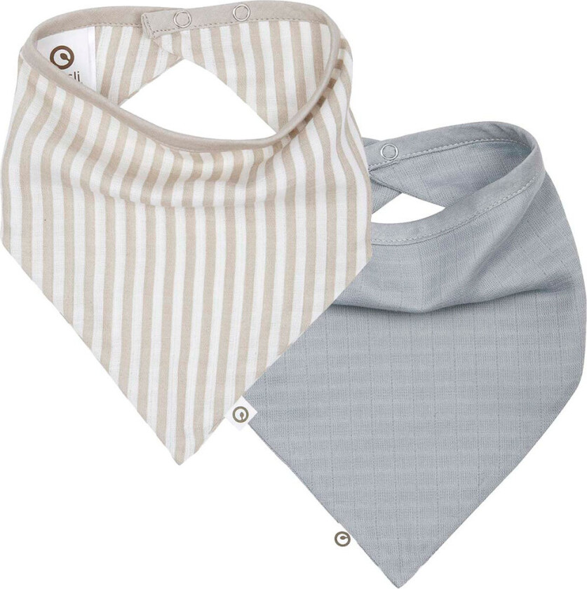 Sikle smekke - Stripe Muslin - 2-pack - Balsam Cream/Cashm - - OneSize - Siklesmekke