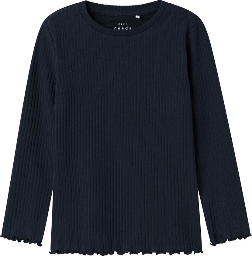 Genser - Rib - NmfVemma - Dark Safir/Solid - - 2 år (92) - Genser