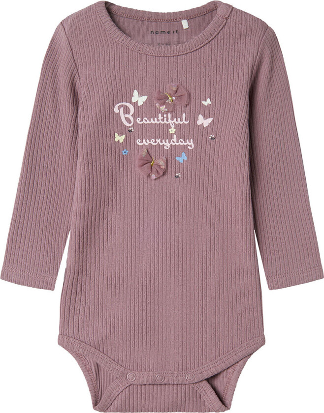 Body I/e - Rib - NbfDikka - Elderberry - - 68 - Langermet Body