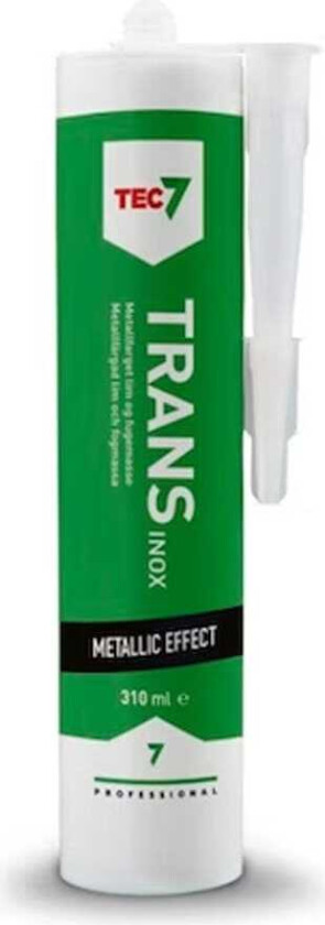 Trans Clear/inox Fugemasse Metallic