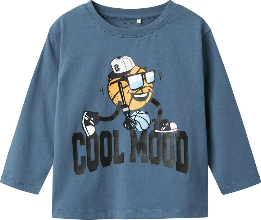 Genser - NmmThor - China Blue - - 5 år (110) - Genser