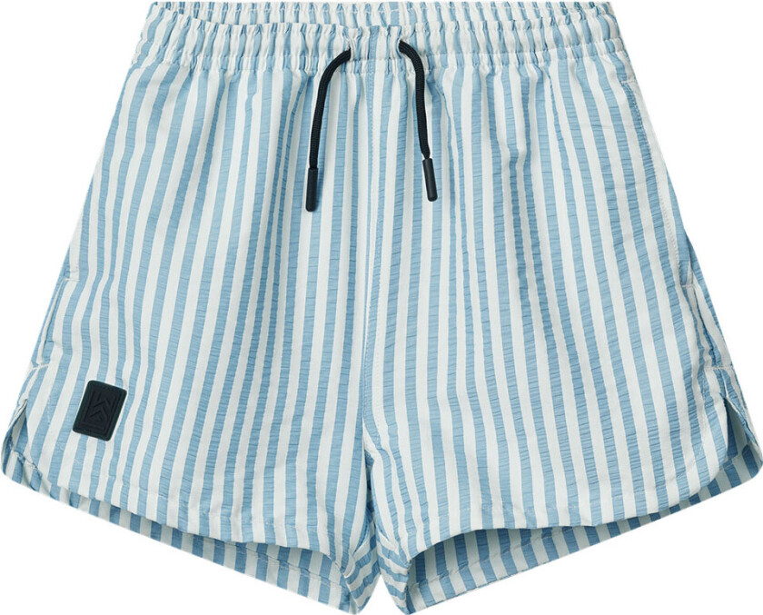 Badeshorts - Aiden - Y/D Stripe Riverside/Krem De La Cr - - 9 år (134) - Badetøy
