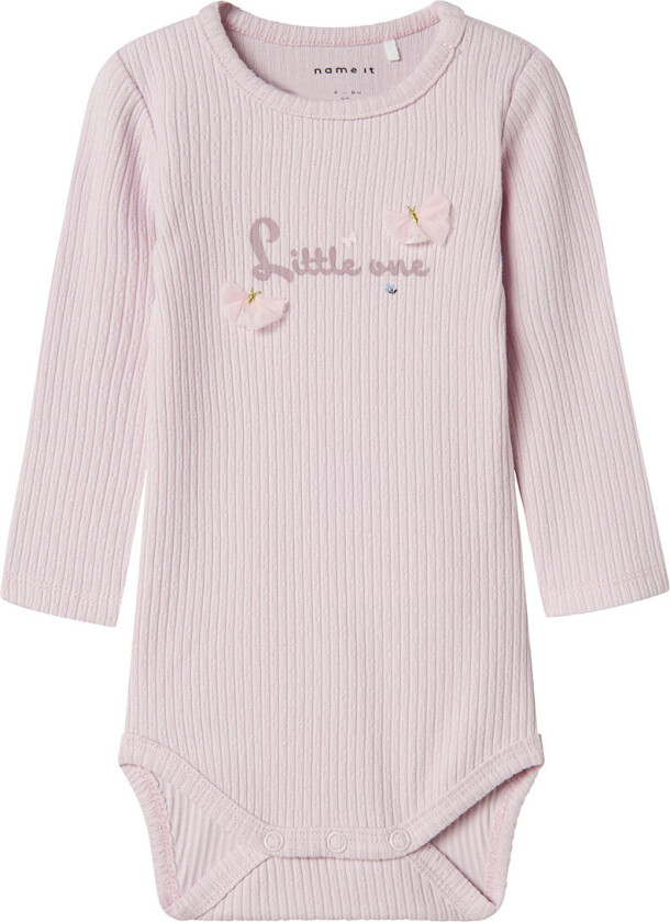 Body I/e - Rib - NbfDikka - Light Lilac - - 68 - Langermet Body
