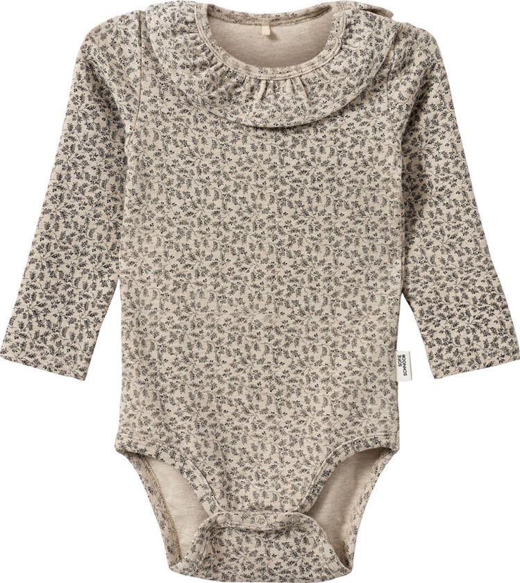 Body I/e - Dictesb - Black Flower - - 2 år (92) - Langermet Body