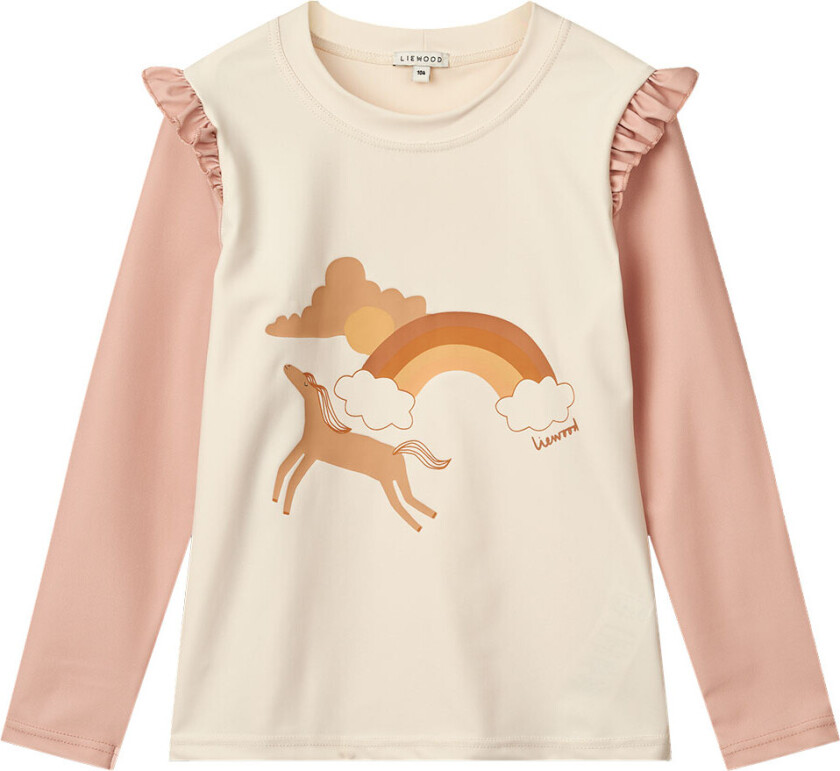 Badetop - Tenley - UV40+ - Pale Toscana/Ecru - - 4 år (104) - Badetøy