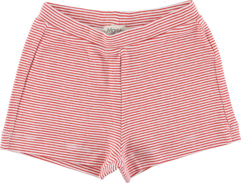 Shorts - Rib - Modal - Paulo - Rød Stripe - - 74 - Shorts