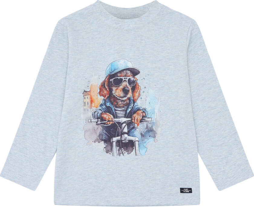 Genser - Anton - Sky Melange - - 6 år (116) - Genser