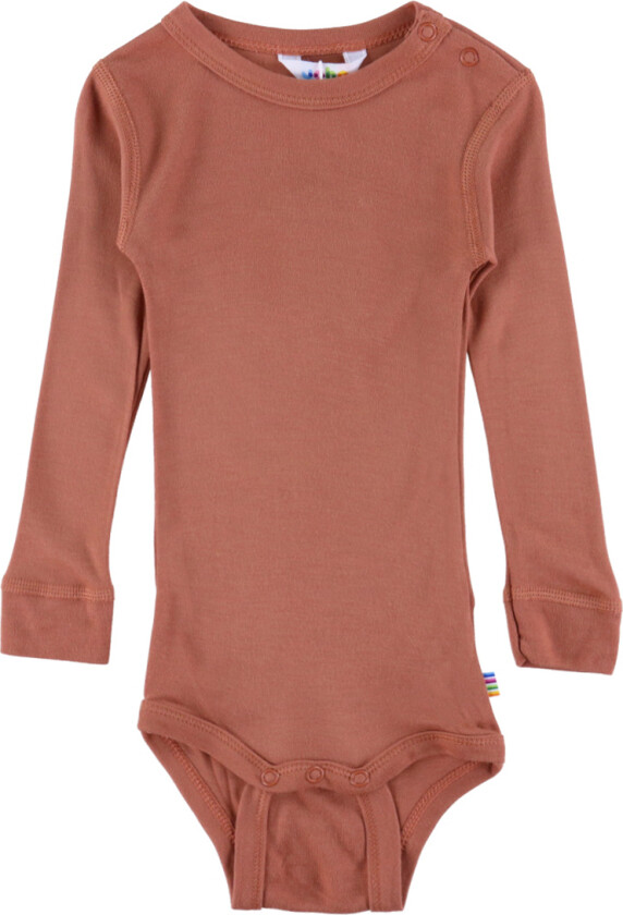 Body I/e - Viskose/Bambus - Rødbrun - - 50 - Langermet Body